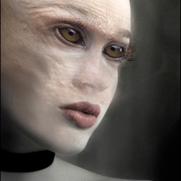 Monkey woman black choker